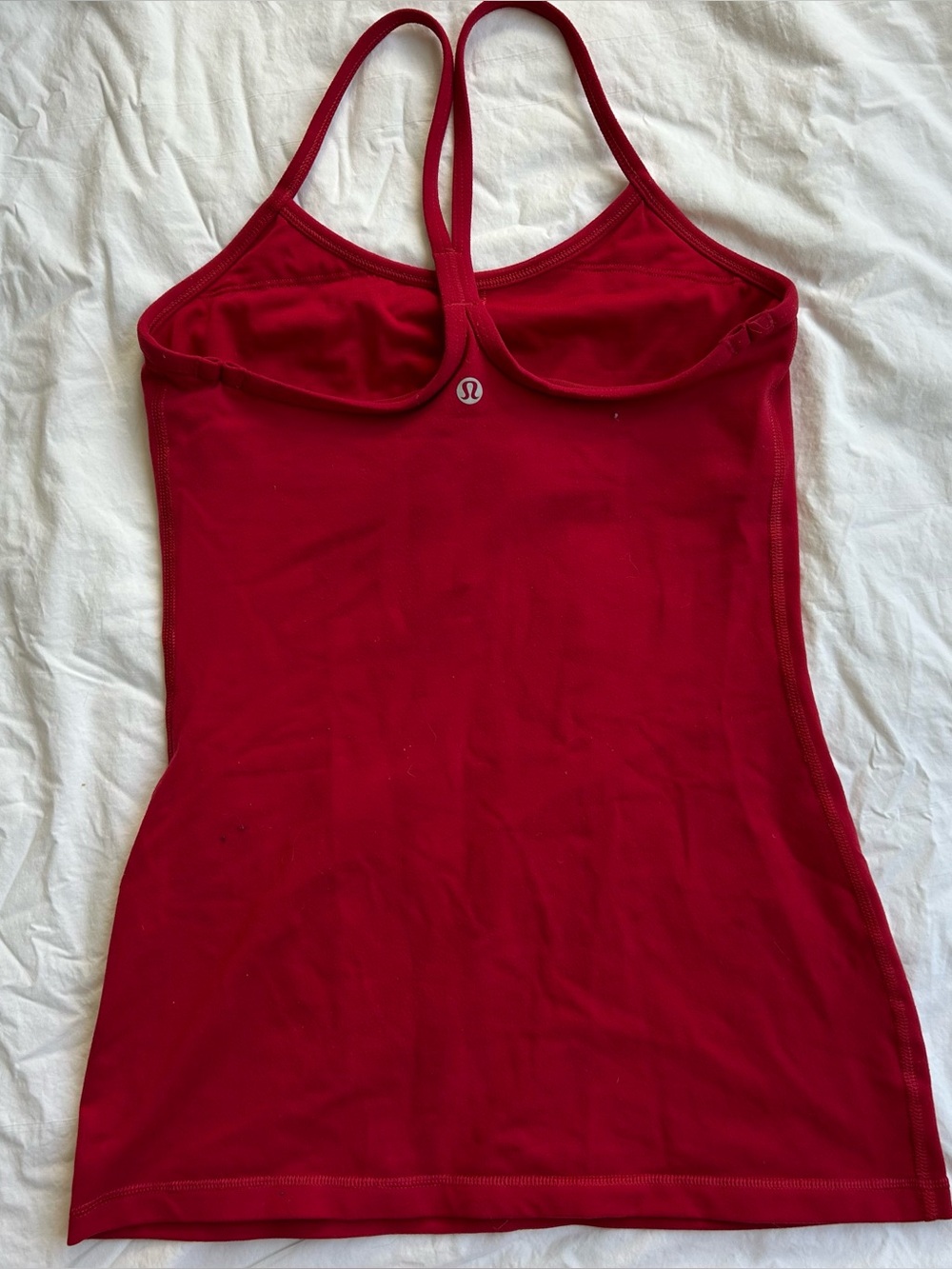 Lululemon Cherry Red Y Back Tank Top - 4